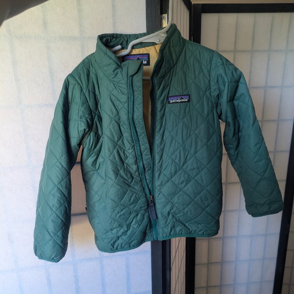Green Patagonia Nano Puff Jacket 4T